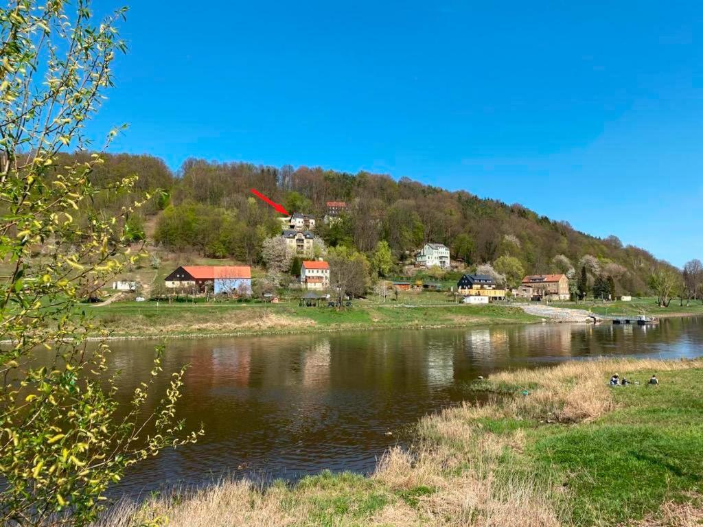 Ferienwohnung Luxusboofe - Ferienhaus am Lilienstein Königstein Exterior foto